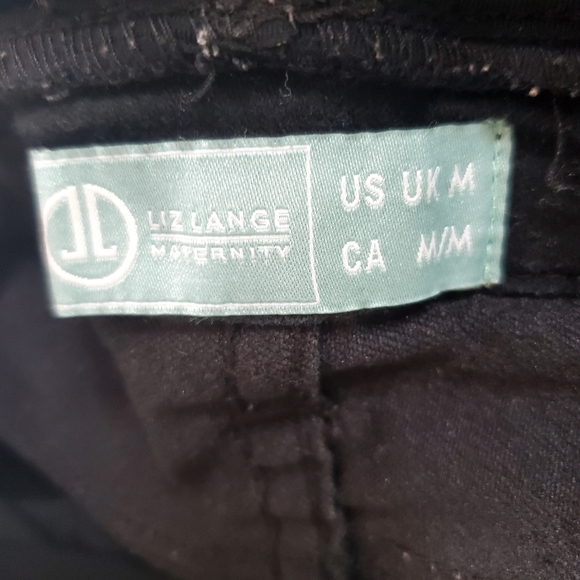 liz lang maternity size M black stretchy jeans - Picture 4 of 4